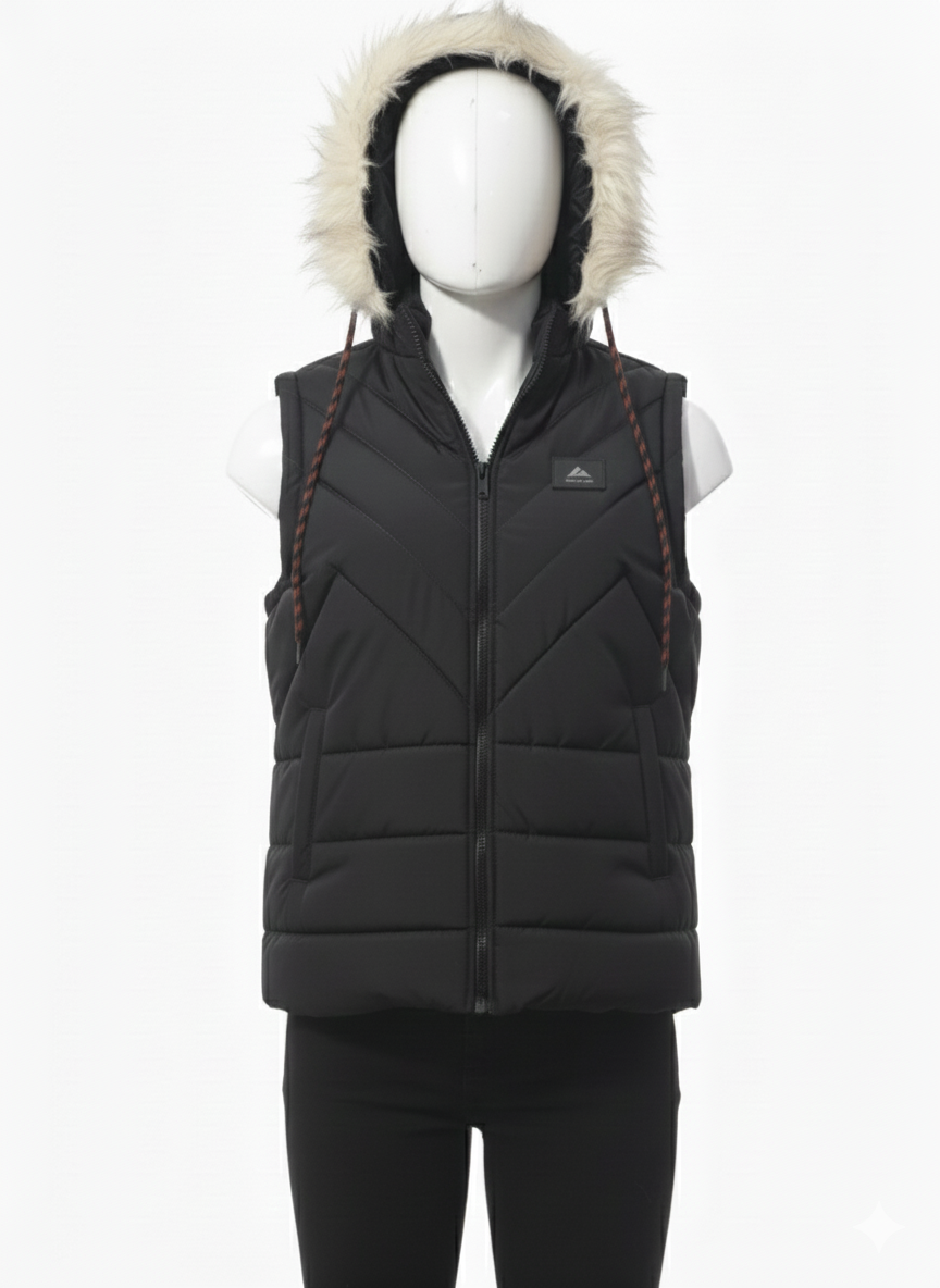 Men's Puffer Vest (Black)