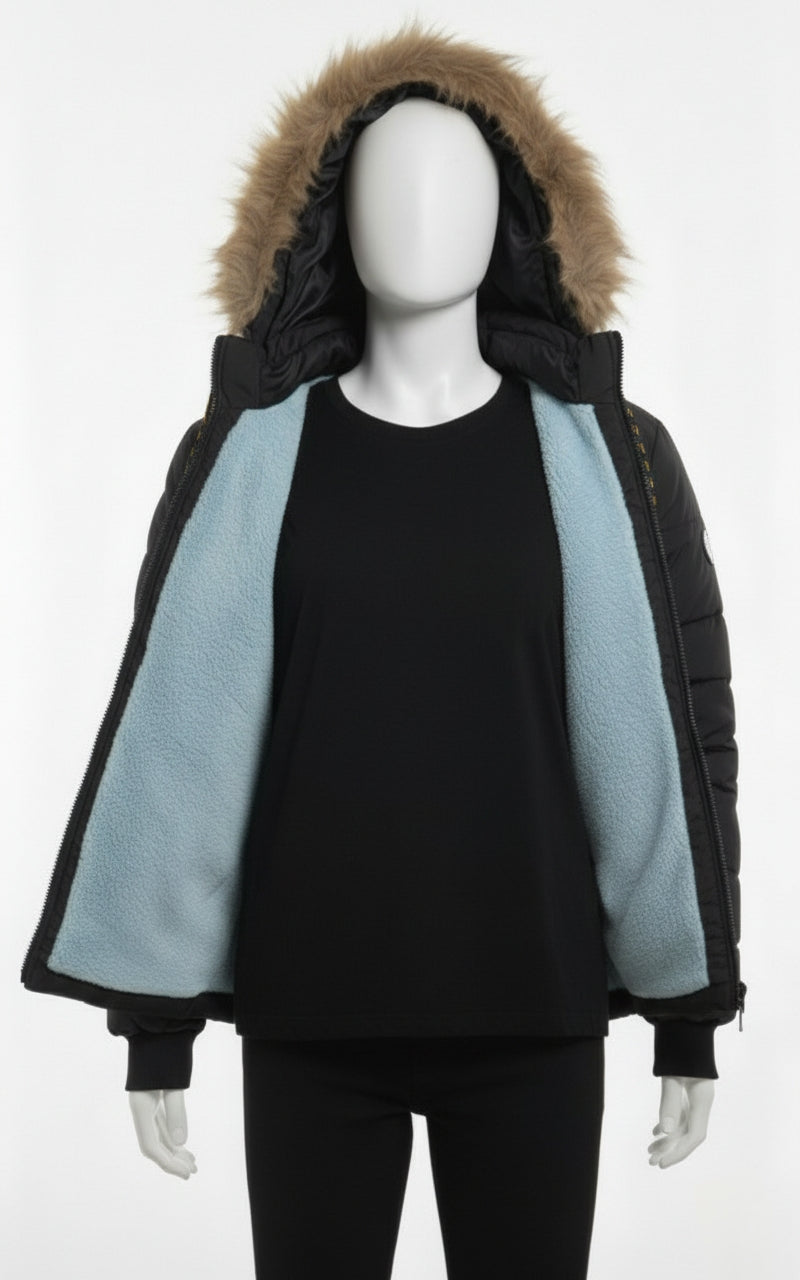 Men's puffer jacket (Black)