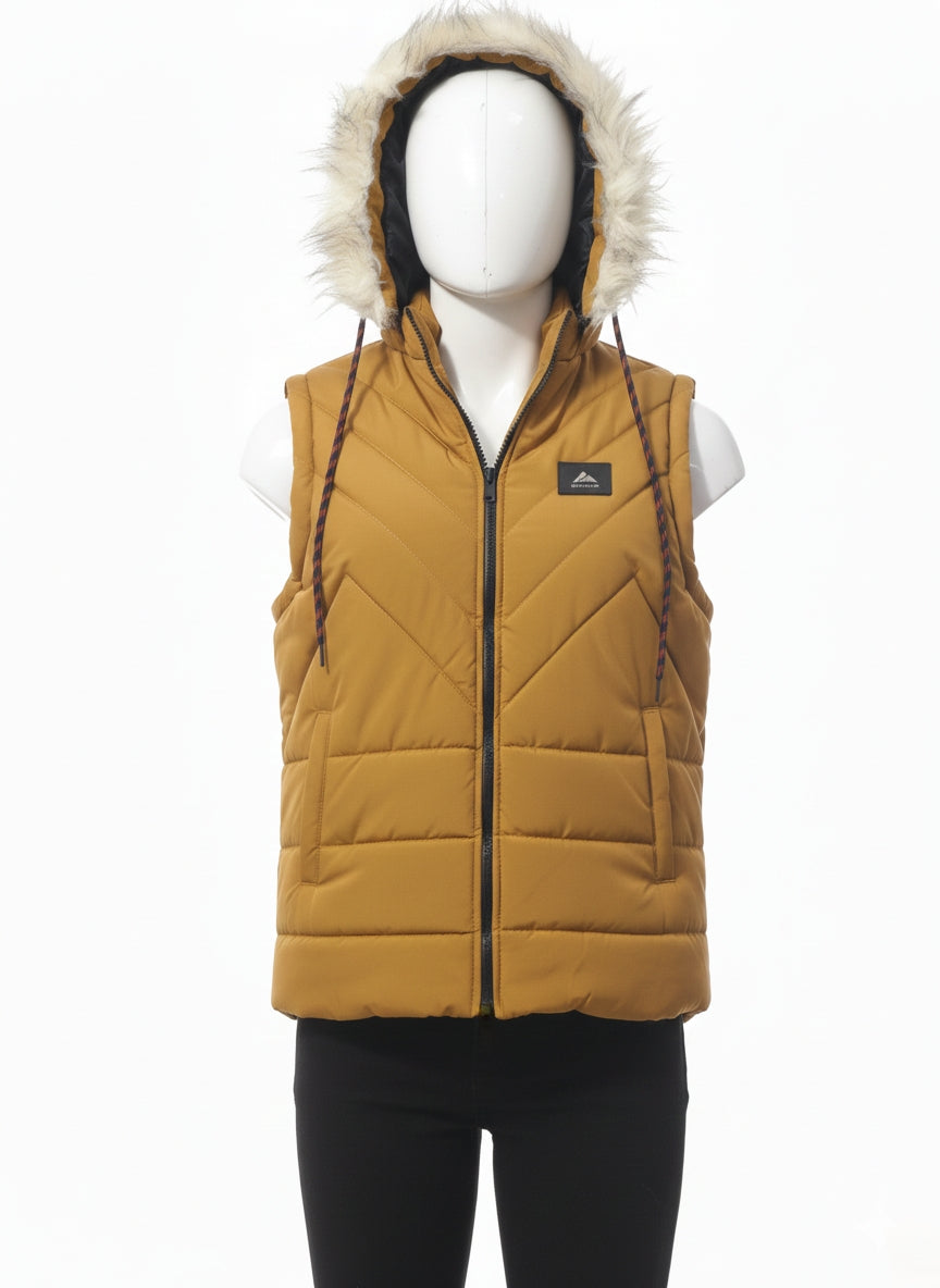 Men's Puffer Vest (Mustard)