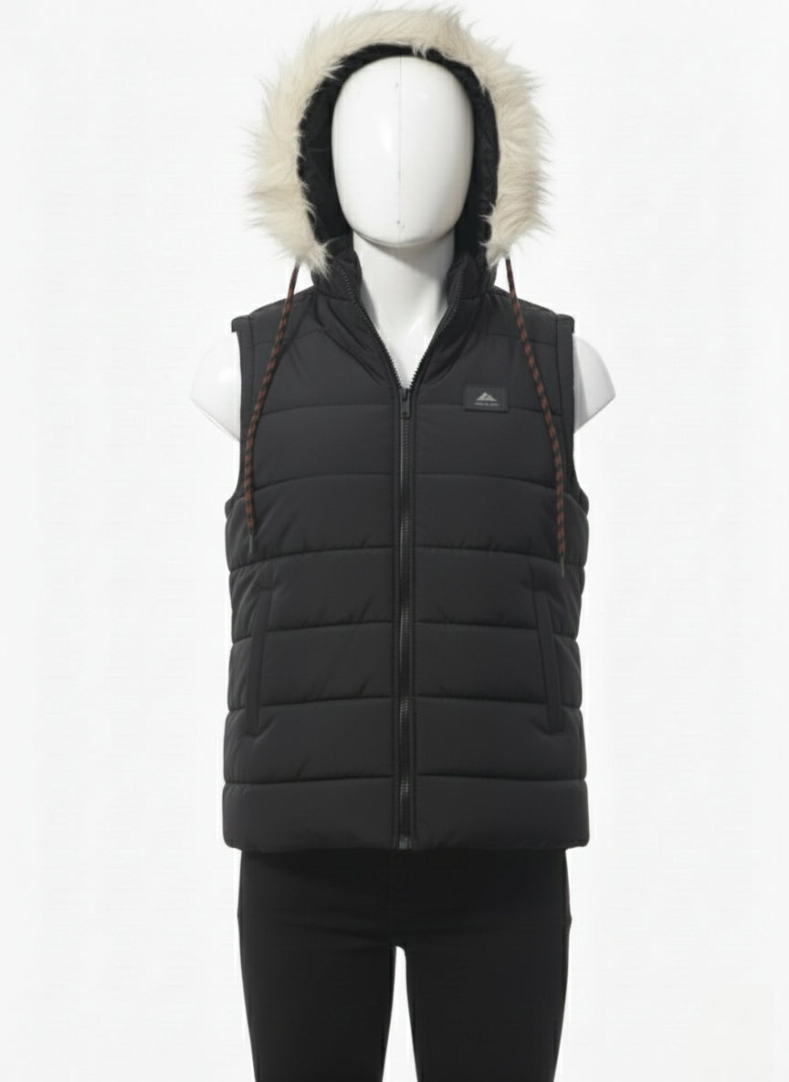 Men's Puffer Vest (Black)