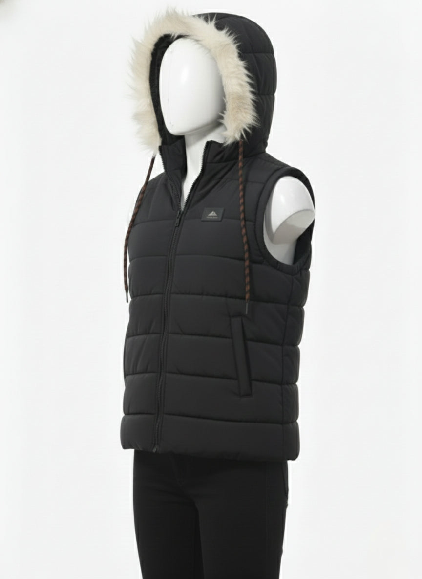 Men's Puffer Vest (Black)