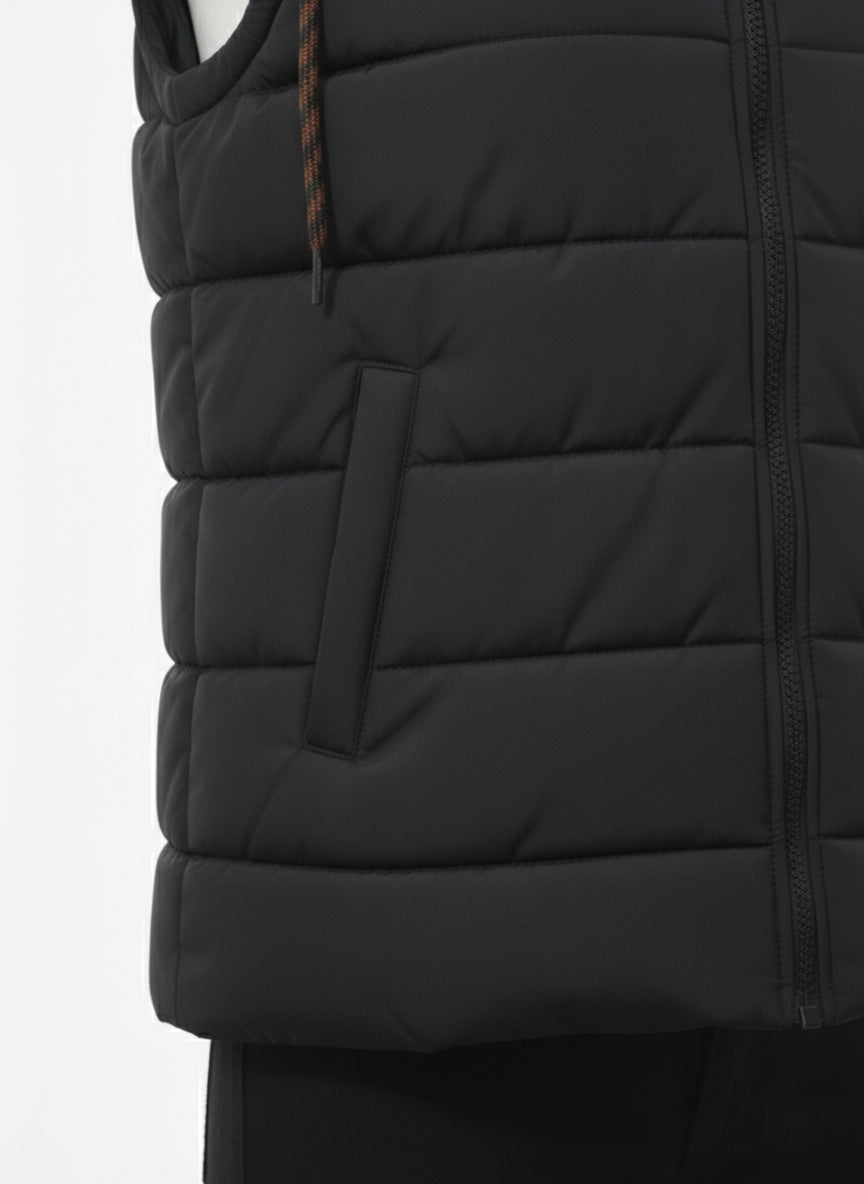 Men's Puffer Vest (Black)