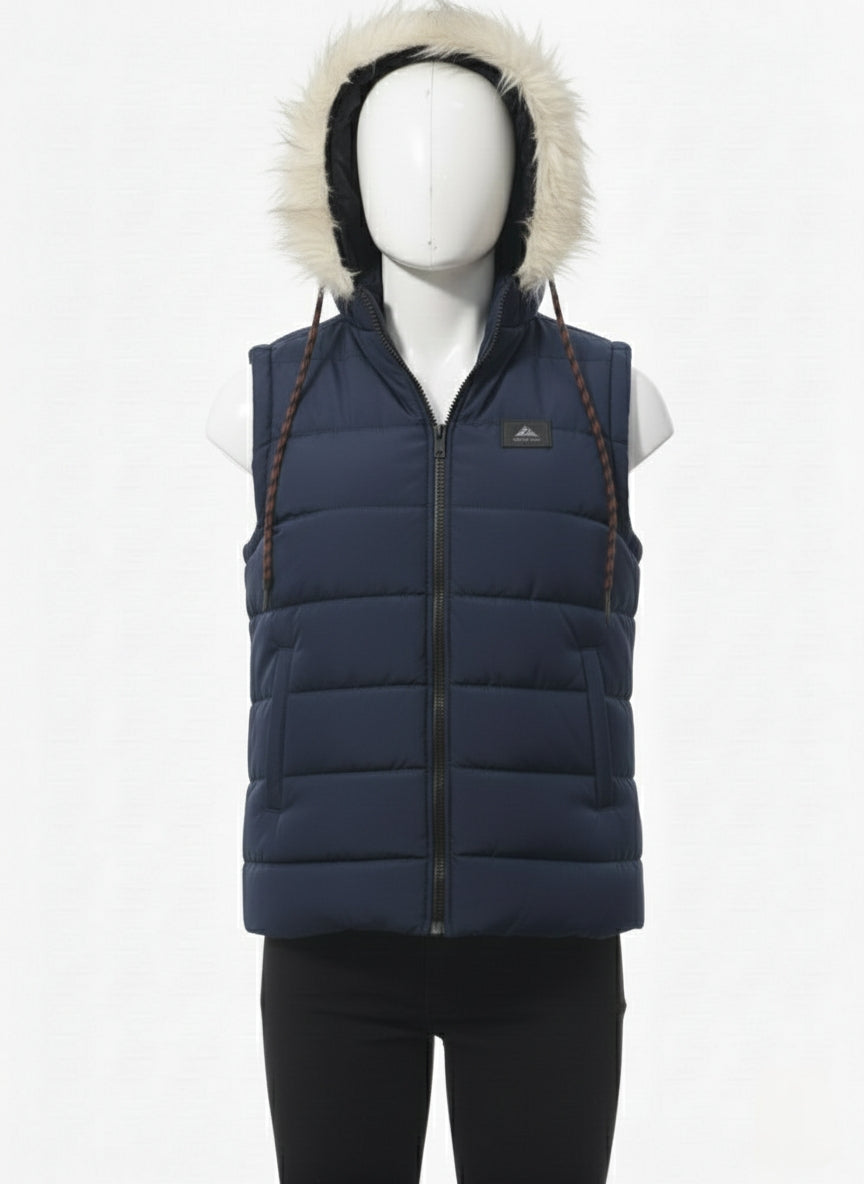 Men's Puffer Vest (Navy Blue)