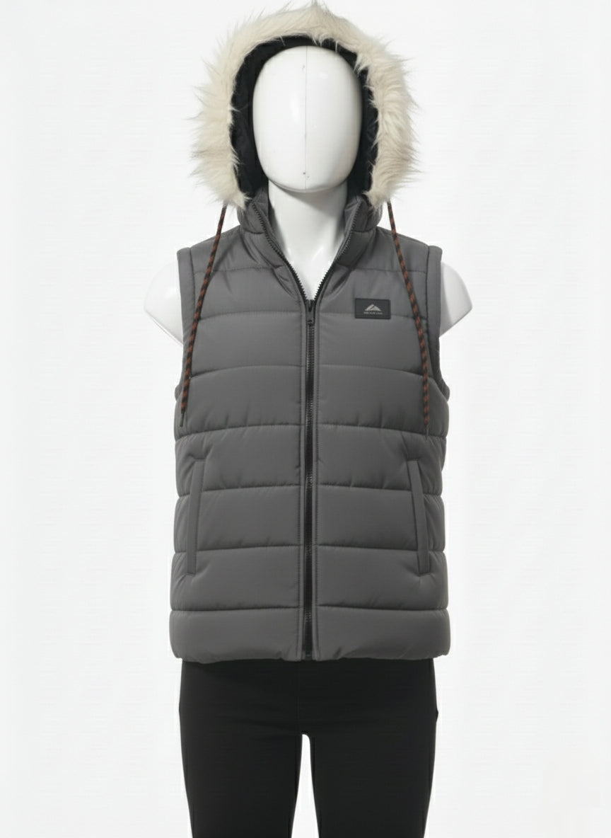 Men's Puffer Vest (Grey)