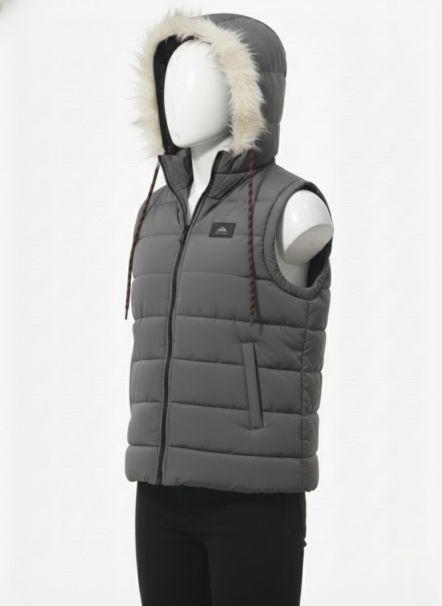 Men's Puffer Vest (Grey)
