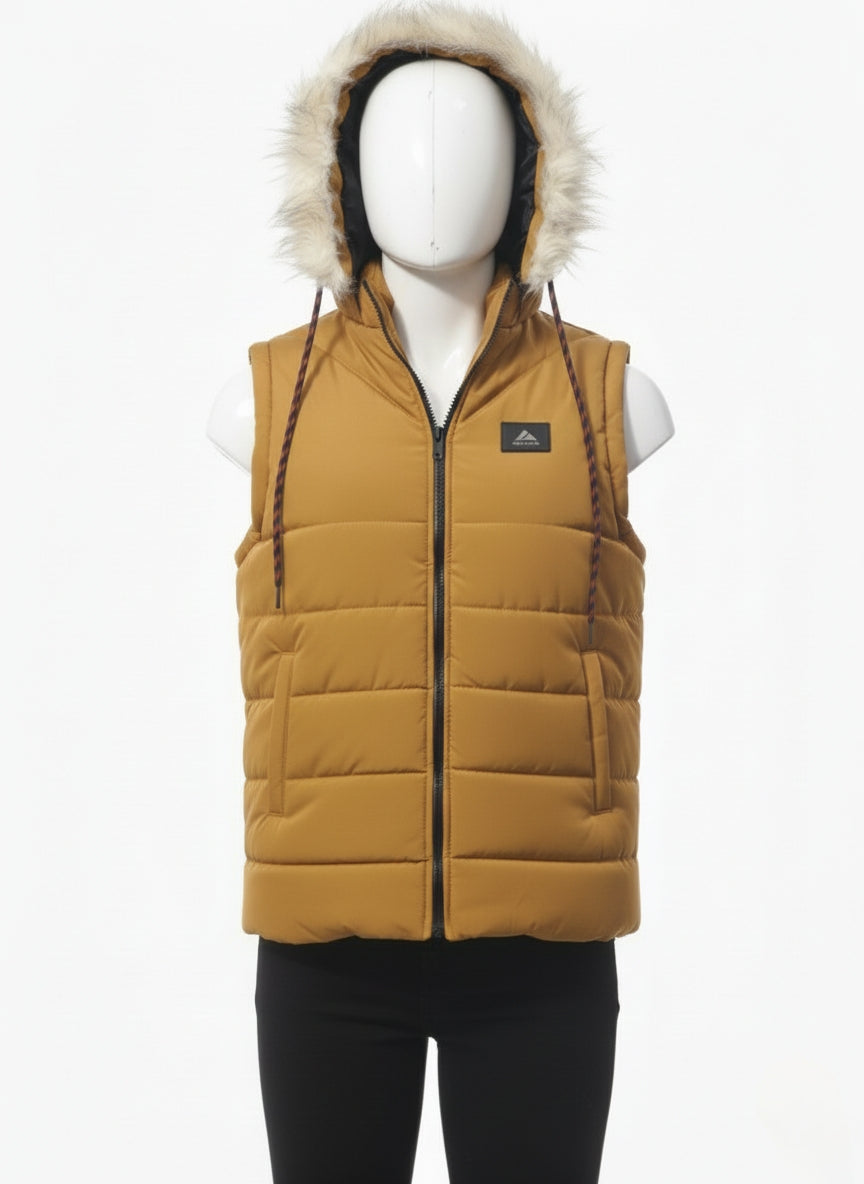 Men's Puffer Vest (Mustard)